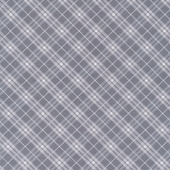 Bias Plaid Basics 9611-90 Gray by Leanne Anderson for Henry Glass Fabrics