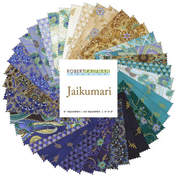 Jaikumari  Charm Squares by Studio RK from Robert Kaufman Fabrics