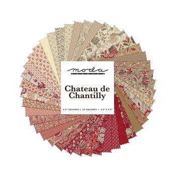 Chateau de Chantilly  Mini Charm Pack by French General for Moda Fabrics