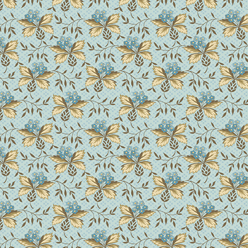 Cocoa Blue A603-LB by Laundry Basket Quilts for Andover Fabrics