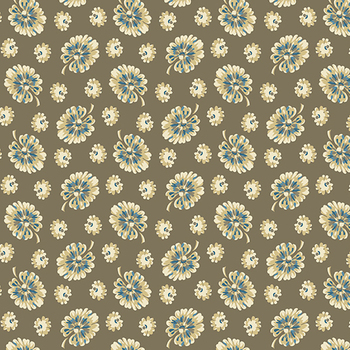 Cocoa Blue A596-N by Laundry Basket Quilts for Andover Fabrics