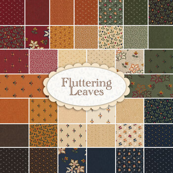 Fluttering Leaves  40 FQ Set by Kansas Troubles Quilters for Moda Fabrics