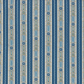 Cocoa Blue A602-B by Laundry Basket Quilts for Andover Fabrics