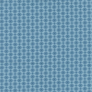Cocoa Blue A734-B by Laundry Basket Quilts for Andover Fabrics