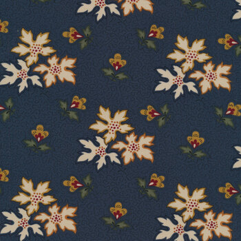 Fluttering Leaves 9730-14 Blue Spruce by Kansas Troubles Quilters for Moda Fabrics