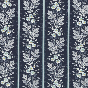 Cocoa Blue A728-B by Laundry Basket Quilts for Andover Fabrics