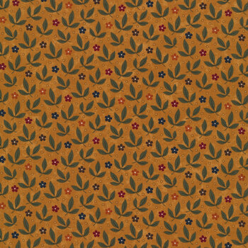Fluttering Leaves 9734-12 Golden Oak by Kansas Troubles Quilters for Moda Fabrics