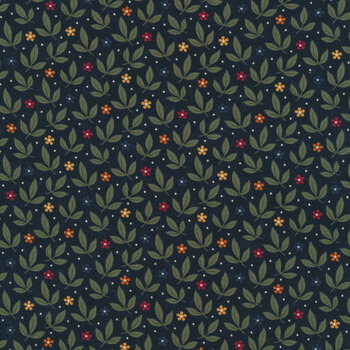 Fluttering Leaves 9734-14 Blue Spruce by Kansas Troubles Quilters for Moda Fabrics