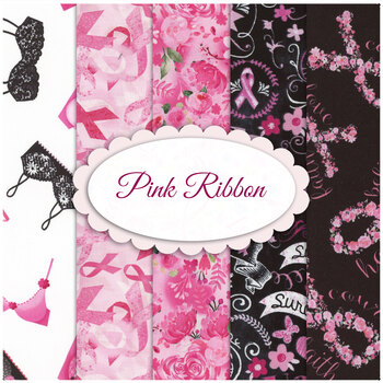 Pink Ribbon  Yardage by Timeless Treasures