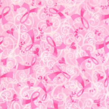 Pink Ribbon GAIL-C6895-PINK by Timeless Treasures