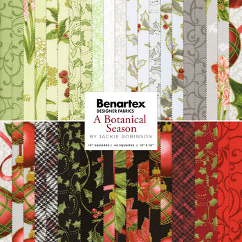 A Botanical Season  10x10's by Jackie Robinson for Benartex