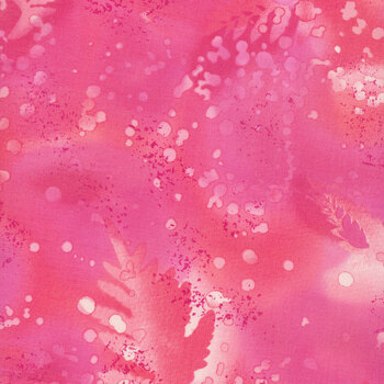 Fossil Fern 528-1C Clear Cerise by Michelle Jack for Benartex