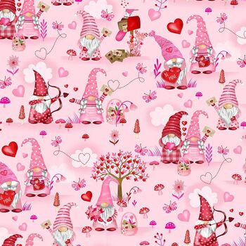 Gnome One Like You CD2378 PINK from Timeless Treasures