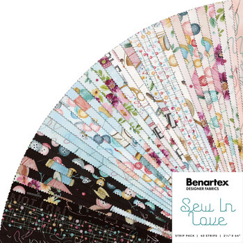 Sew In Love  Strip-Pies from Benartex