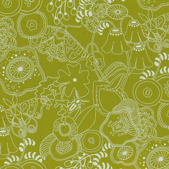 Century Prints - Hopscotch CS-20 Guacamole by Alison Glass for Andover Fabrics REM