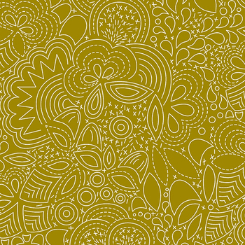 Century Prints - Hopscotch CS-21 Brass by Alison Glass for Andover Fabrics