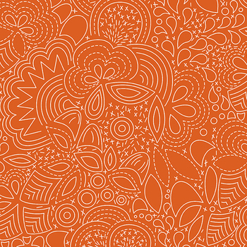 Century Prints - Hopscotch CS-21 Paprika by Alison Glass for Andover Fabrics