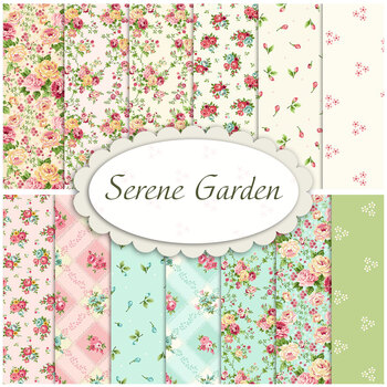 Serene Garden  13 FQ Set by Mary Jane Carey for Henry Glass Fabrics