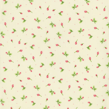 Serene Garden 3116-44 Rosebuds by Mary Jane Carey for Henry Glass Fabrics