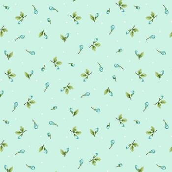 Serene Garden 3116-76 Rosebuds by Mary Jane Carey for Henry Glass Fabrics