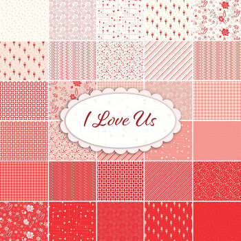 I Love Us  Yardage by Riley Blake Designs