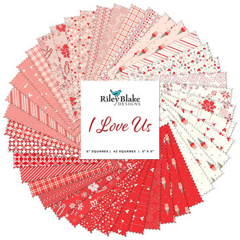 I Love Us  5-Inch Stacker by Riley Blake Designs