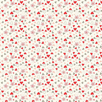 I Love Us C13964-CREAM by Riley Blake Designs