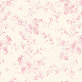French Roses Y3979-41 Light Pink by Clothworks