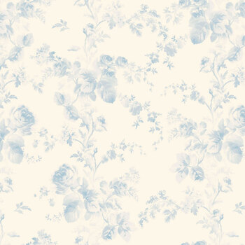 French Roses Y3979-97 Light Sky by Clothworks