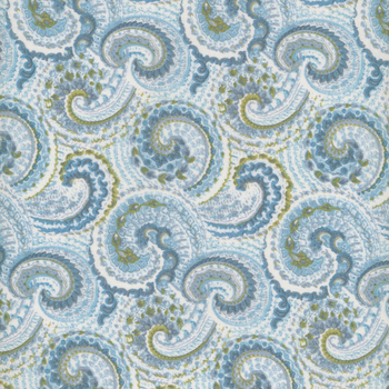 French Roses Y3980-98 Sky by Clothworks REM