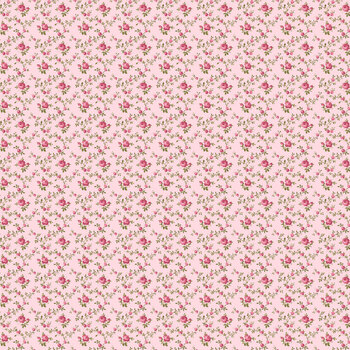 French Roses Y3982-42 Pink by Clothworks