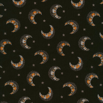 Witchypoo A-256-K Moons & Stars by Renee Nanneman from Andover Fabrics
