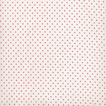 Moda Essential Dots 8654-51 White Red by Moda Fabrics