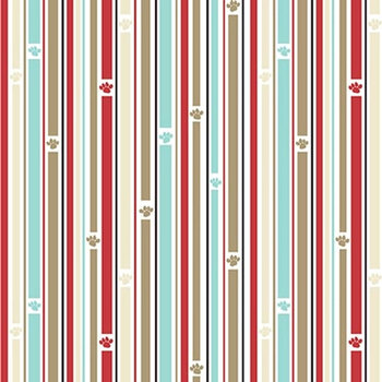 Paw-sitively Awesome 7454-04 Multi by Sweet Cee Creative from Studio E Fabric