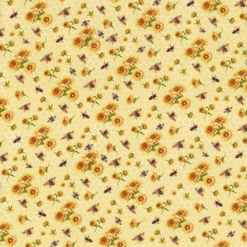  Sweet Honey Bee Fabric by The Yard Cute Kawaii Animal  Upholstery Fabric Retro Vintage Style Decorative Fabric Grunge Old  Newspaper Print Upholstery and Home Accents, 1 Yard