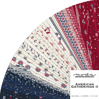 American Gatherings II  Jelly Roll by Primitive Gatherings from Moda Fabrics
