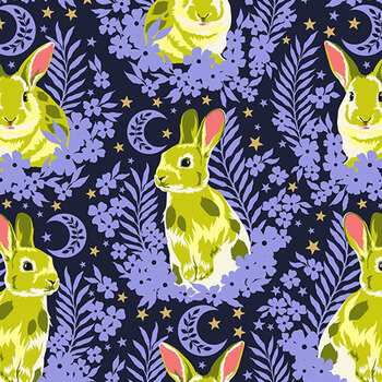 Besties PWTP215.BLUEBELL Hop To It by Tula Pink for FreeSpirit Fabrics