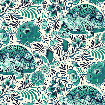 Besties PWTP216.BLUEBELL No Rush by Tula Pink for FreeSpirit Fabrics