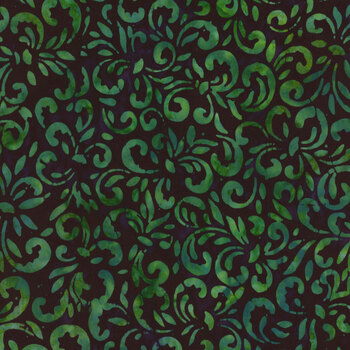 Lily Bella 22345-40 Emerald by Artisan Batiks for Robert Kaufman Fabrics