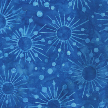 Celestial 22256-313 Royal Blue by Artisan Batiks for Robert Kaufman Fabrics