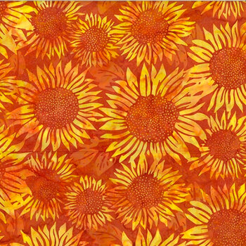 Bali Batiks - All Things Spice V2546-192 Pumpkin from Hoffman Fabrics