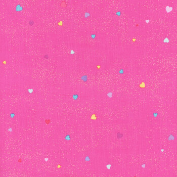 Unicorn Love Y3604-77 Fuschia from Clothworks