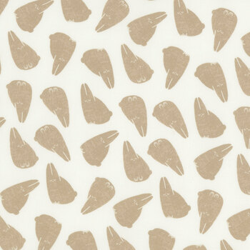Forest Ferns Y3996-2 Hares Light Cream from Clothworks