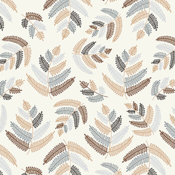 Forest Ferns Y3997-2 Light Cream from Clothworks