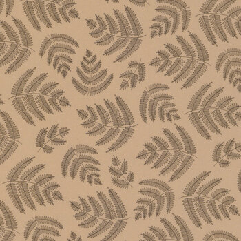 Forest Ferns Y3997-12 Fronds Khaki from Clothworks