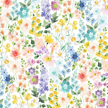 Spring Has Sprung Y4009-55 Multi Color by Heatherlee Chan from Clothworks