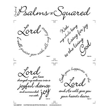 Comfort of Psalms IV Panel - White