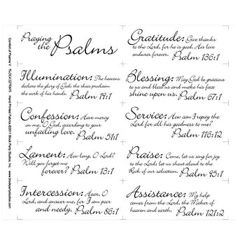 Comfort of Psalms V Panel - White
