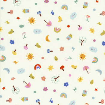 Whatever the Weather 25143-11 Cloud by Paper + Cloth for Moda Fabrics REM