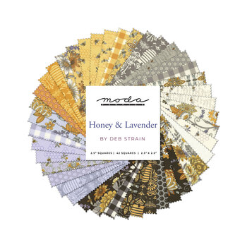 Honey & Lavender  Mini Charm Pack by Deb Strain for Moda Fabrics